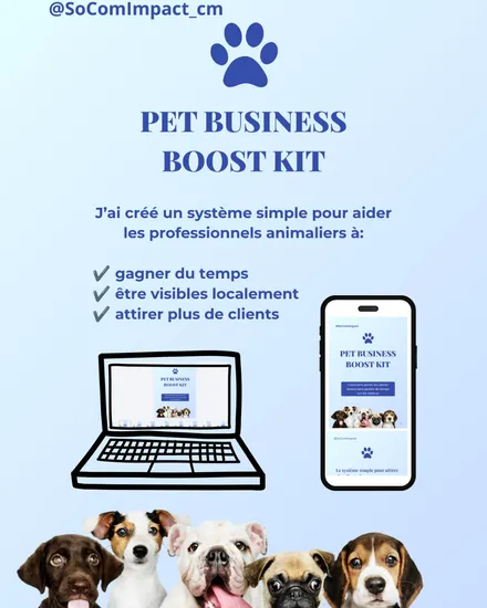 Aperçu du Pet Business Boost Kit — la checklist de Sophie